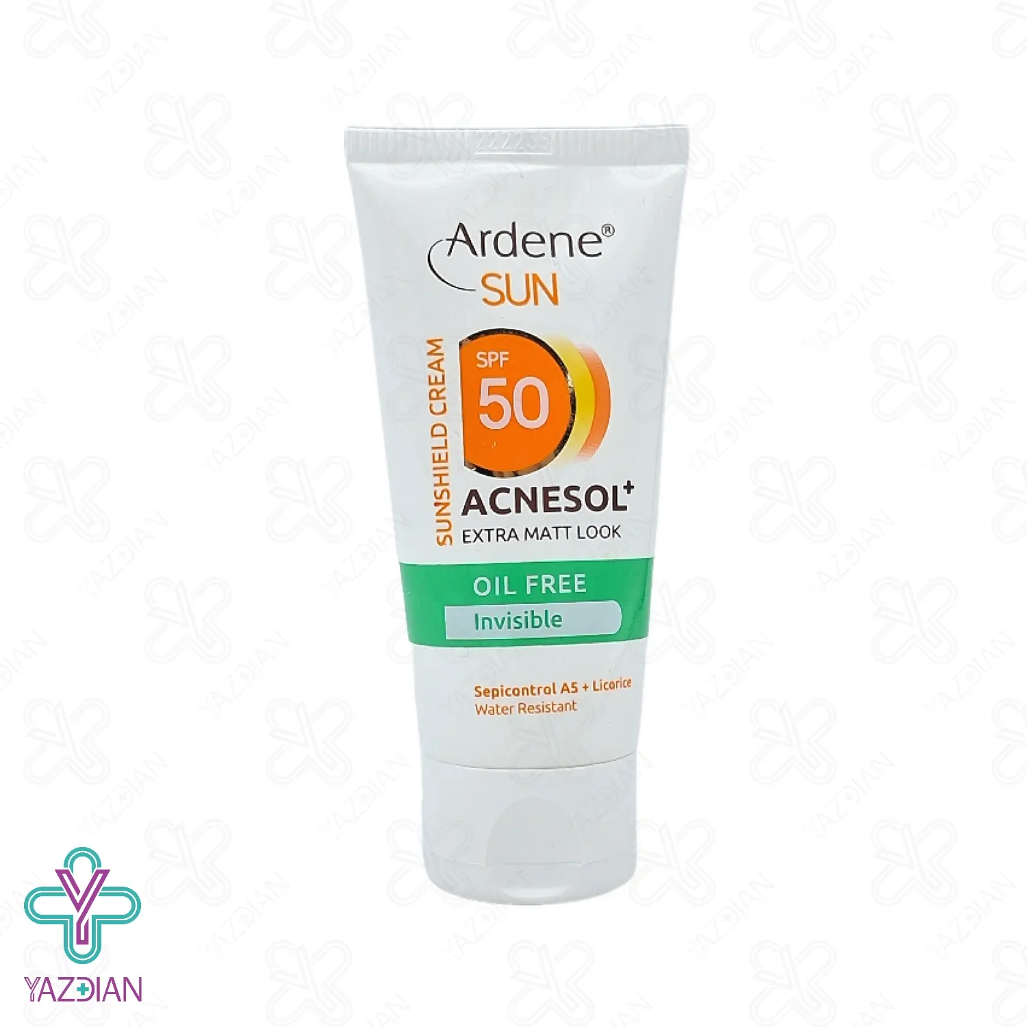 کرم ضد آفتاب فاقد چربی SPF 50 آکنه سل آردن - بی رنگ	