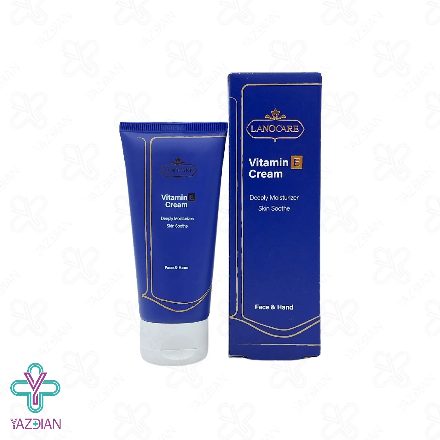 کرم مرطوب کننده دست و صورت حاوی ویتامین ای لانوکر - 50 میلی لیتر	