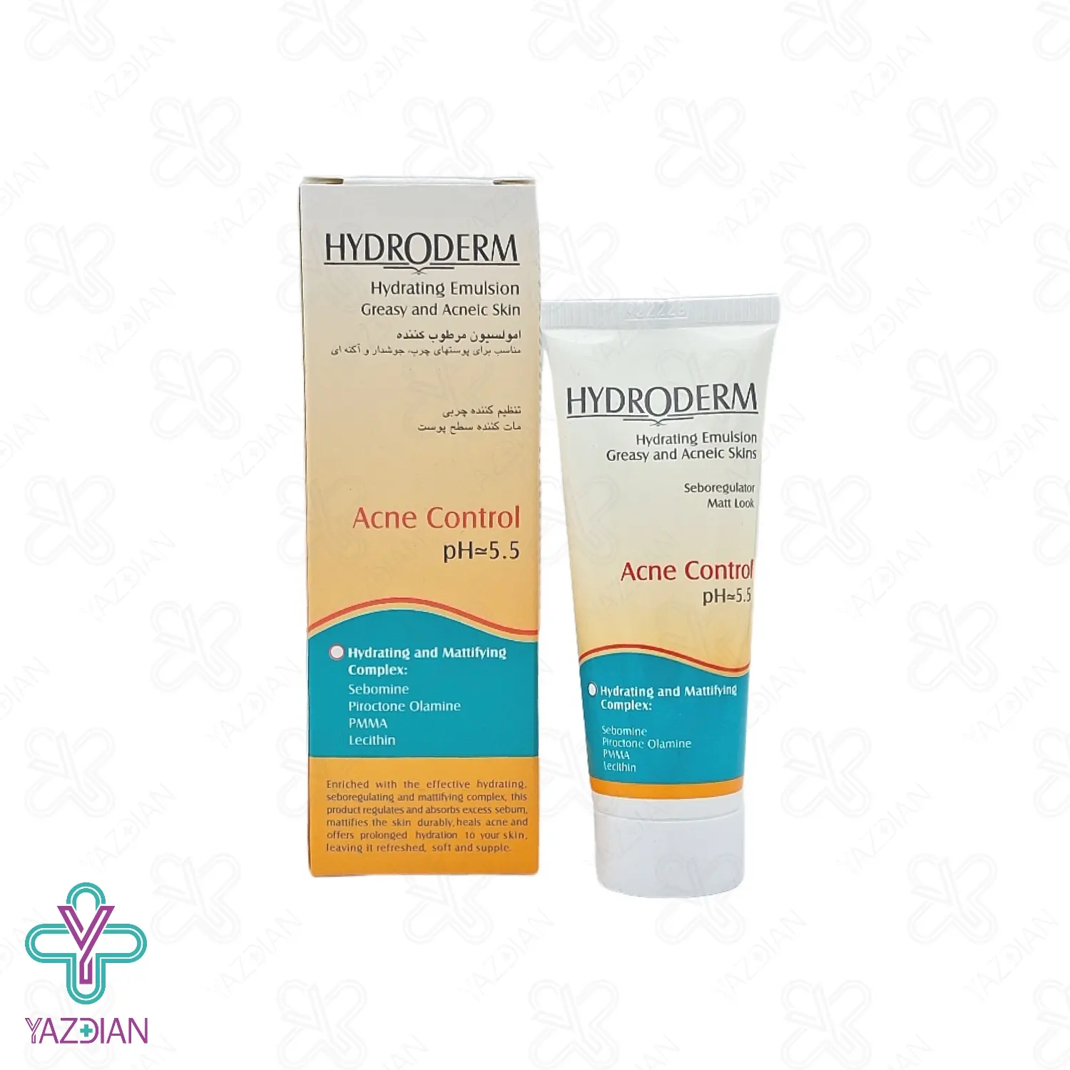 امولسیون مرطوب کننده پوست چرب و آکنه ای هیدرودرم - 40 میلی لیتر	