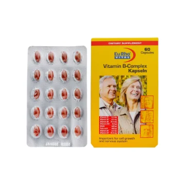 تصویر  کپسول ویتامین بکمپلکس یوروویتال - 60 عددی