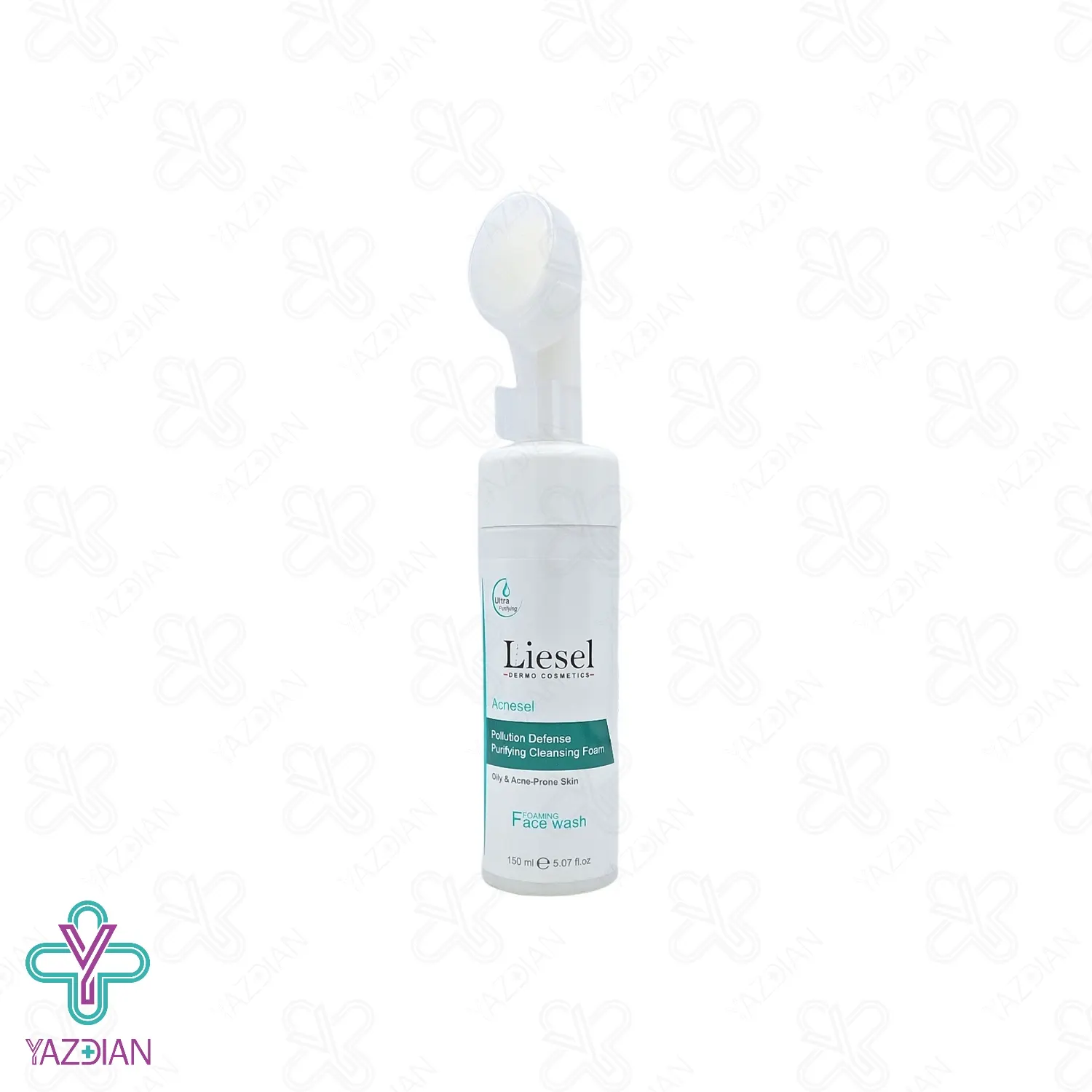 فوم شستشوی صورت پوست چرب و مستعد آکنه لایسل - 150 میلی لیتر	