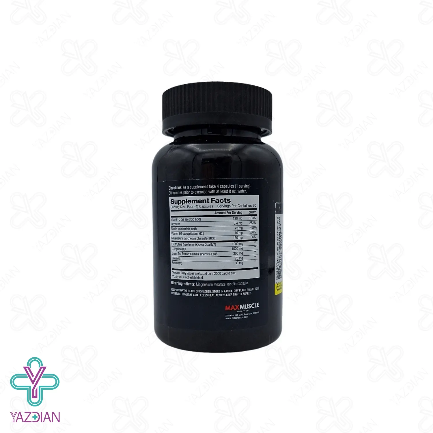 کپسول مکس نیترومکس مکس ماسل - 120 عددی	