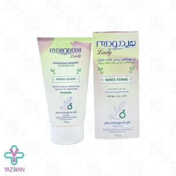 ژل بهداشتی روشن کننده بانوان هیدرودرم - 150 میلی لیتر	