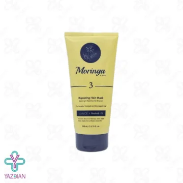 ماسک مو ترمیم کننده موهای کراتینه و آسیب دیده مورینگا - 200 میلی لیتر	