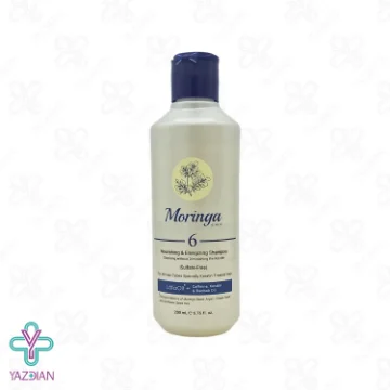 شامپو بدون سولفات مغذی و انرژی بخش مورینگا مناسب موهای کراتینه - 200 میلی لیتر	