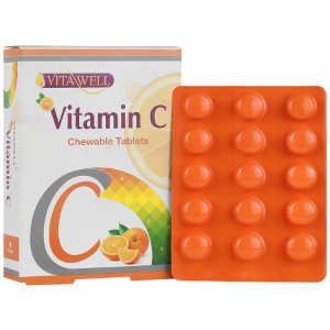 تصویر  قرص جویدنی ویتامین ث 250 میلی گرم ویتاول  - 30 عددی