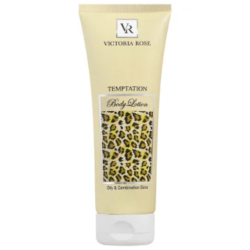 لوسیون بدن پوست چرب تمپتیشن ویکتوریا رز - 250 میلی لیتر