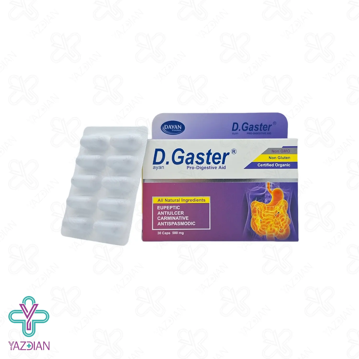 کپسول گوارش دایان گاستر دایان فارما - 30 عددی	