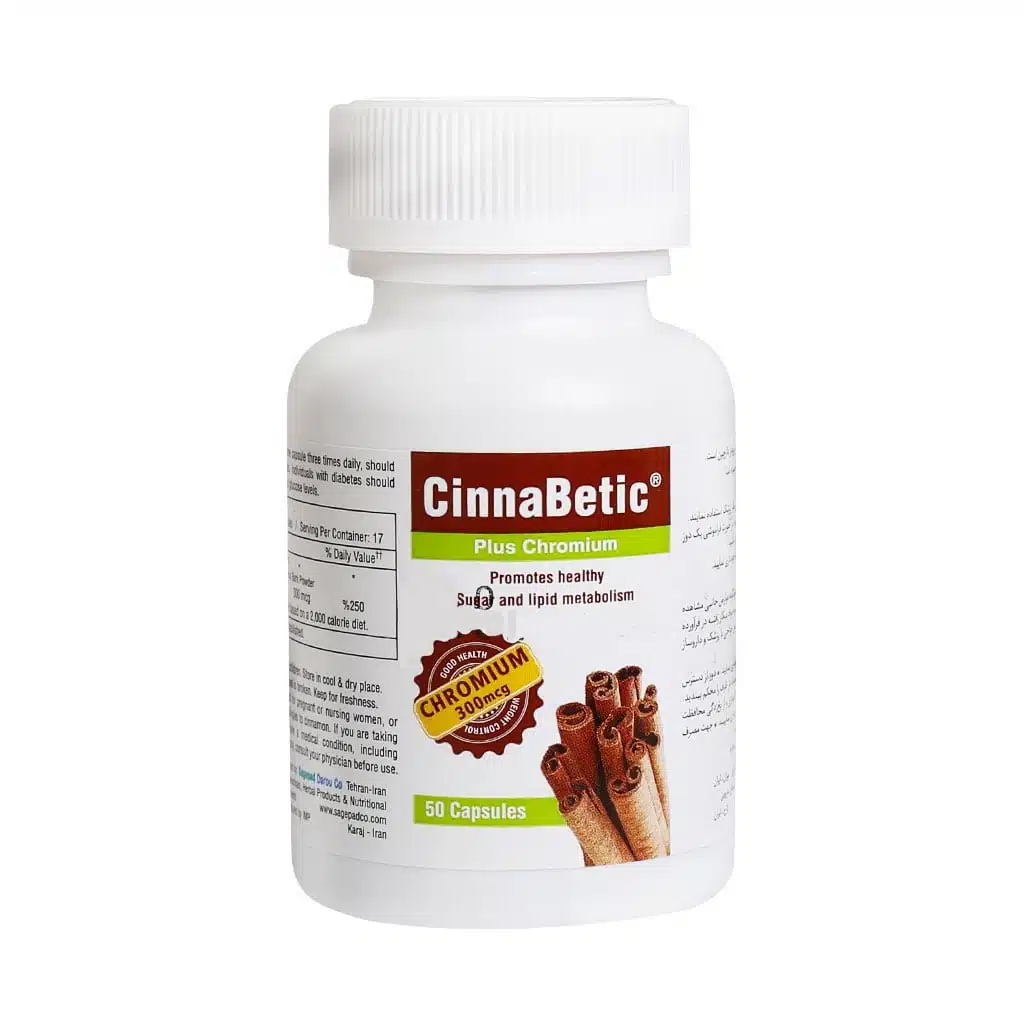 کپسول کنترل قند خون سینابتیک ساج پاد دارو - 50 عددی