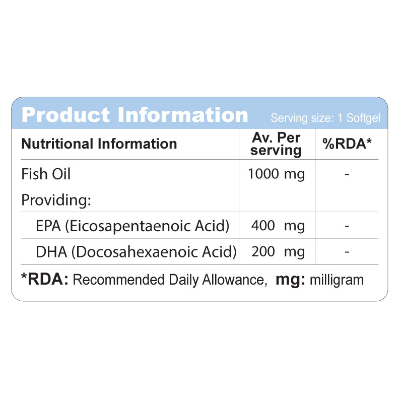 تصویر  سافت ژل امگا3 پلاس 1000 ویواتیون - 30 عددی