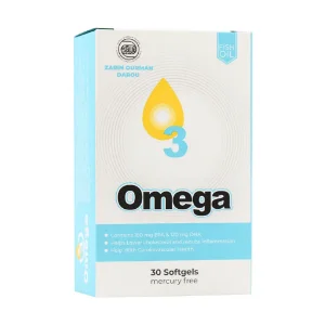 تصویر  سافت ژل امگا3 1000 زرین اورمان دارو  - 30 عددی