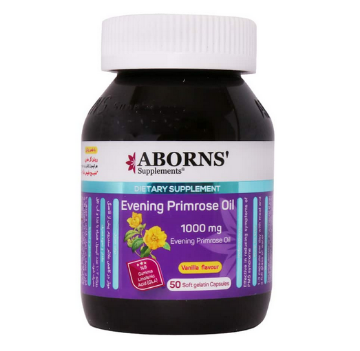 کپسول ژلاتینی پریم رز 1000 میلی گرم آبورنز - 50 عددی