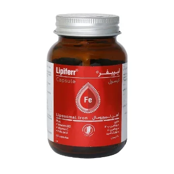 تصویر  کپسول آهن لیپوزومال لپیپفر کیمیا کالای رازی - 60 عددی 